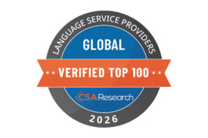 CSA Research's Verified 100